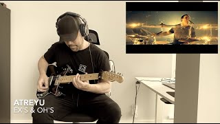 Atreyu  Exs amp Ohs Guitar Cover One Take [upl. by Aicelf175]