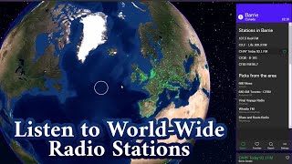 Listen to WorldWide Radio Stations FREE with Radio Garden [upl. by Arod]