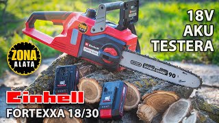 Einhell Fortexxa 1830 Aku Motorna Testera Recenzija  TEST 4K [upl. by Shina]