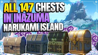 ALL Chest Locations in Inazuma  Part 1 Narukami Island 【Genshin Impact】 [upl. by Aneelak]