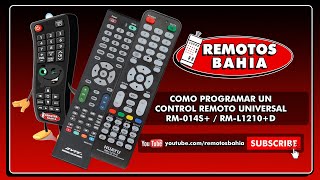 COMO PROGRAMAR UN CONTROL UNIVERSAL RM014S RML1388 RM [upl. by Niledam397]