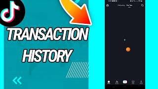 How to find your transaction history on Tiktok [upl. by Nam720]