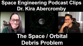 The Space  Orbital Debris Problem  Space Engineering Podcast Clips 11 [upl. by Mhoj]