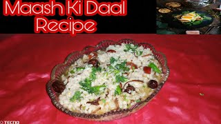 Maash Ki Daal Recipe  Bukhari Food Club [upl. by Jecon437]