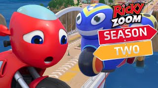 Big Steel Search ⚡️ Season Two ⚡️ Motorcycle Cartoon  Ricky Zoom  Cartoons For Kids [upl. by Brenton356]