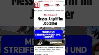 Und der Nächste Messermann JOBCENTER Tübingen mannheim bürgergeld hartziv jobcenter [upl. by Aldis]