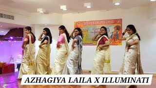 Energetic Dance  Azhagiya Laila x Illuminati  Tamil  Malayalam  Best Dance Performance [upl. by Ehsiom778]