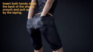 ENERSKIN How to wear Compression Shorts [upl. by Bum]