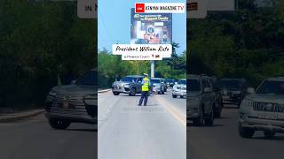 See the full Presidential Motorcade of President William Ruto [upl. by Elenore]