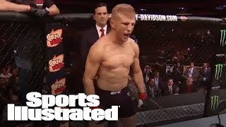 TJ Dillashaw Dominick Cruz talk trash ahead of title fight  Sports Illustrated [upl. by Enirak]