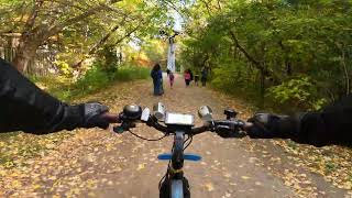 Cedarvale Ravine Bike Route autumn [upl. by Harbard]