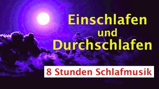 Schlaf Einschlafen und 8 Stunden tiefes Durchschlafen ▶ geführte Meditation in 2 Phasen [upl. by Hilbert623]