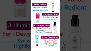 Types of primer  Mattifying primer  hydrating primer makeuptutorial kanchanmakeovers [upl. by Mencher]