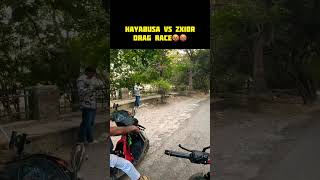 Hayabusa Vs Zx10r Drag Race 🤬 shorts viralvideo trending dragrace [upl. by Carlick362]