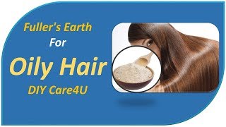 Fullers Earth For Oily Hair DIY Care4U [upl. by Loftus]