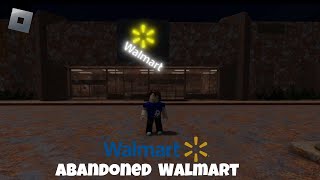 EXPLORING AN ABANDONED WALMART IN ROBLOX [upl. by Urias]