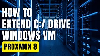 How To Extend C Drive in Windows VM in Proxmox 8 [upl. by Leirol557]