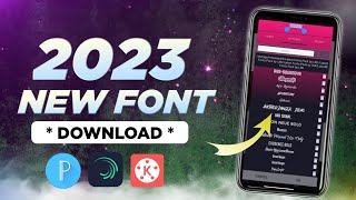 New Fonts for Pixellab 2023  Stylish English fonts pack download  Pixellab Font Download 2023 [upl. by Fritze]