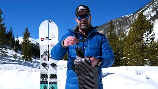 Black Diamond GlideLite Splitboard Skins Review  Sean Sewell of Engearmentcom [upl. by Assira]