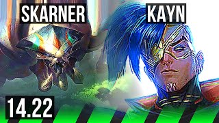 SKARNER vs KAYN JGL  503  KR Master  1422 [upl. by Portugal756]