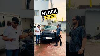 BLACK CRETA FULLY MODIFIED ytshorts yt shots shortsvideo shortsfeed creta usedcar montyvlogs [upl. by Tichonn882]