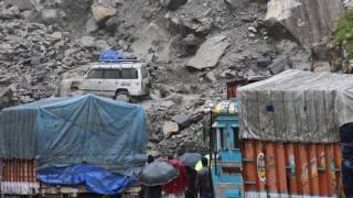 Frightening Flash flood and Landslide captured in camera [upl. by Irving]