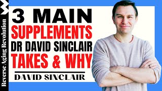 3 Main Supplements Dr David Sinclair Takes amp Why  Dr David Sinclair Interview Clips [upl. by Eiggep]