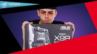 UNBOXING E REVIEW FAVORÁVEL  PLACA MÃE ASUS X99 DELUXE [upl. by Ennirok]