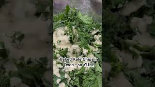 YUM Kale Chips in Oven in minutes healthyfoodalternatives glutenfreedairyfree gutfriendly [upl. by Thedric118]