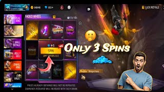 shocking😱only 3 spins🔥😲 viralvideo freefirelive freefiremax freefireevent [upl. by Inness]