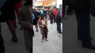 NIÑA PACHUCO BAILANDO EN CENTRO DE CD JUAREZ [upl. by Aseretairam]