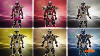 Super Ninja Steel  All Ranger Morphs  Power Rangers Official [upl. by Htial]