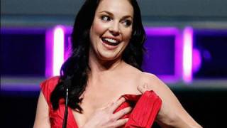 Katherine Heigl Has Wardrobe Malfunction in Las Vegas Red Dress DayTimeJeffs Thoughts [upl. by Oirasec]