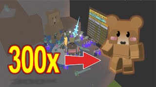 Getting the Brown Bear Cub Buddy Skin 300x BB Quests Completed Roblox Bee Swarm Simulator [upl. by Pressman]