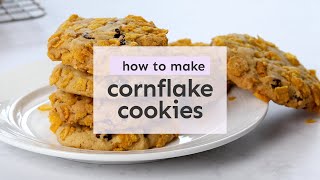 Easy Cornflake Cookies Australian Favourite  Sweetest Menu [upl. by Suter]