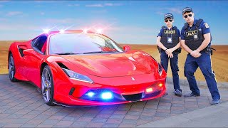 Sportski automobili i policijske igre  Dječja video igrica aviona Jason i Alex [upl. by Dlorrej]