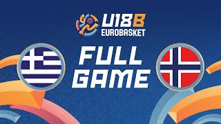 Group Phase  Greece v Norway  Full Basketball Game  FIBA U18 Womens EuroBasket 2024 Division B [upl. by Zat]