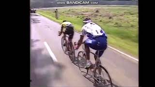 Tour de France 1995  Etape 7  le numero de Miguel Indurain Johan Bruyneel gagne à Liège [upl. by Elrae972]