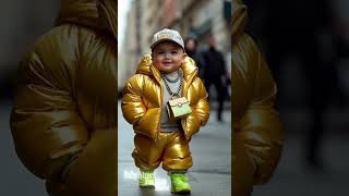 Adorable Baby Street Fashion Show – Cute Outfits for Little Stars 👶cute baby fashion aiart ai [upl. by Tolman]