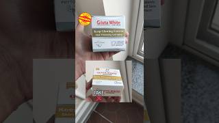 Original amp Fake Gluta White Cream  Gluta White Verification Price Review [upl. by Becki]