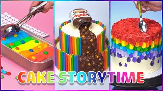 🍰 Satisfying Cake Decorating Storytime 🌈 Im Hotgirl The Richkids In School Are Fighting For Me [upl. by Mrots469]