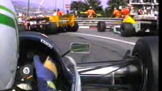 1989 Monaco Andrea De Cesaris amp Nelson Piquet [upl. by Lordan]