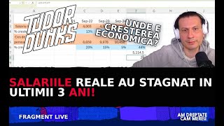 Soc Salariile REALE ale romanilor au stagnat in ultimii 3 ani Unde e cresterea economica [upl. by Waltner]