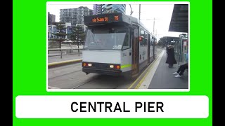 Trams at Central Pier [upl. by Ahselat]