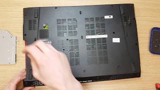 MSI GP72 2QE LEOPARD PRO MS 1793 disassemble to clean cooling system [upl. by Amos]