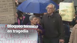 NO RECIBEN SUS PAGOS  Atropellan a trabajadores de limpieza del IPN en plena manifestación [upl. by Trocki]