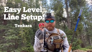 How to EASILY set up Tenkara “level line” [upl. by Noda88]