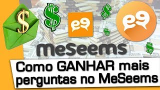 MeSeems como GANHAR mais DINHEIRO e PESQUISAS [upl. by Derfiniw]