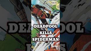 Deadpool Kills Spiderman youtubeshorts [upl. by Cirdnek]