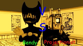 Fight MMDBendy vs Projectionist [upl. by Quillan40]